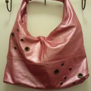 Metallic Pink Shoulder Bag